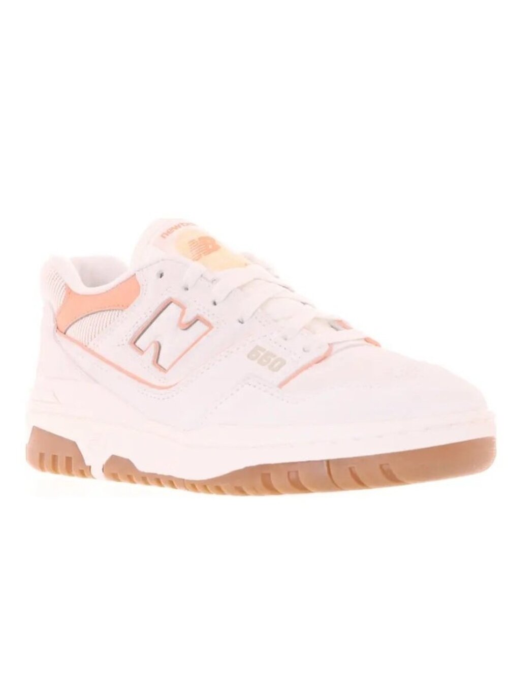NWT New Balance 550 Basketball Sneaker - Sea Salt & Peach Nectar - Size 6.5B